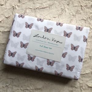 London Kaye Butterfly FULL Sheet Set